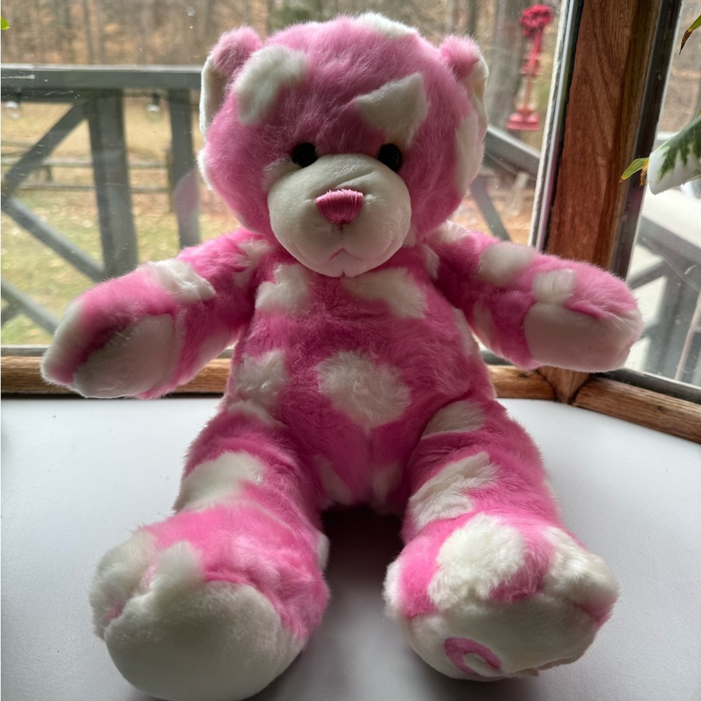 Limited Edition Retired RARE Valentines Heart Pink Build-A-Bear 🩷✨🐻